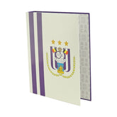 RSC Anderlecht ringkaart A4 strepen ras 4 cm